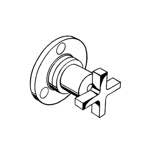 Hansgrohe - 4-Wege Umstellung AXOR CITTERIO 39925000 Fertigset chrom m.Kreuzgriff