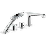 Hansgrohe - 4-Loch Wannenarmatur AXOR CITTERIO E chrom Wannenrand mit Thermostat