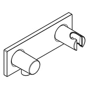Grohe - Wandanschlussbogen Grohtherm F 26878 intgr. Brausehalter ohne UPK chrom