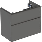 Geberit Vertriebs - iCon Unterschrank f. WT, verk. Ausld. 74x61,5x41,6cm, 2 Schubl., lava