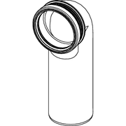 TECE SE - TECEbox WC Ablaufbogen DN 90/90 Material PE-HD
