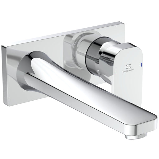 Ideal Standard - Wand-WT-Armatur UP TONIC II,5 l/min., Bausatz 2,Ros.193x83mm,Ausld.225mm,Chrom