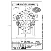 Lorowerk - Endsieb 16191. DN 70 f.Serien G/I f.obere Balkone