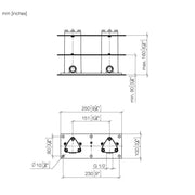 Dornbracht - UP Bausatz für Bodenbefestigung 1/2 35944970-90