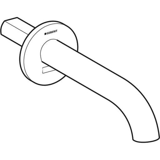 Geberit Vertriebs - Piave WT-Armatur, Wandmontage L:22cm, schwarz matt / Etc
