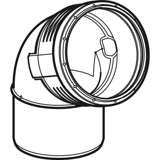 Geberit Vertriebs - Silent-PP Bogen 67,5Gr d50 390223141
