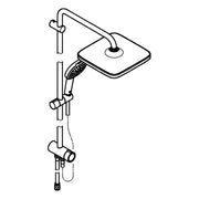 Grohe - Duschsystem Tempesta 250 Cube 26977_1 Umstellung KB T. 250 Cube chrom