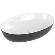 VILLEROY & BOCH - AWT ARTIS 4198 610x410mm ohne Hahnlochbank o Überl Oval Coal Black