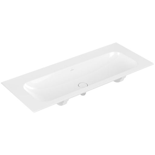 VILLEROY & BOCH - SWT FINION 4164 1200x500mm o Hahnloch o Überlauf Eckig Weiß Alpin CeramicPlus