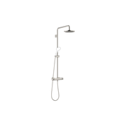 Dornbracht - Showerpipe mit Brause-Thermostat Regenbrause D. 220mm, platin