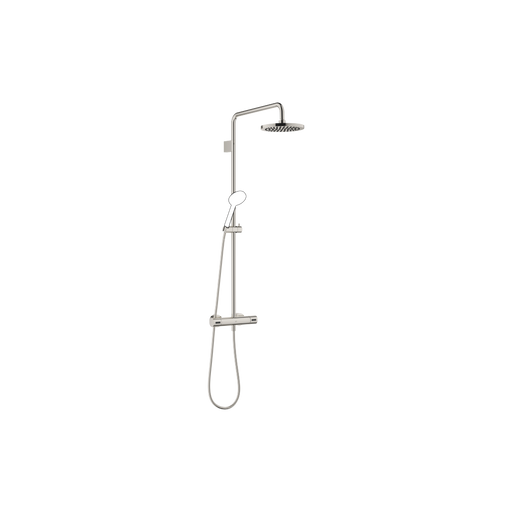 Dornbracht - Showerpipe mit Brause-Thermostat Regenbrause D. 220mm, platin
