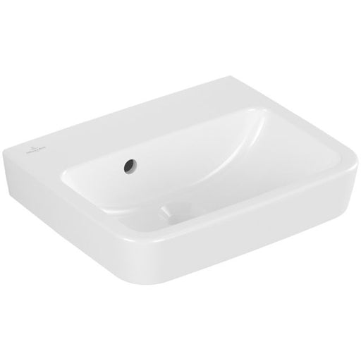 VILLEROY & BOCH - Handwaschbecken O.novo 450x370mm Eckig mit Überlauf Weiß Alpin