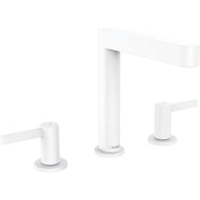 Hansgrohe - 3-Loch Waschtischarmatur 160 FINORIS mit Push-Open Ablaufgarnitur mattweiß