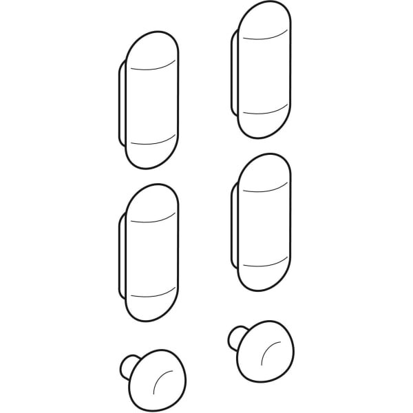 Geberit Vertriebs - Puffer Set für WC-Sitz