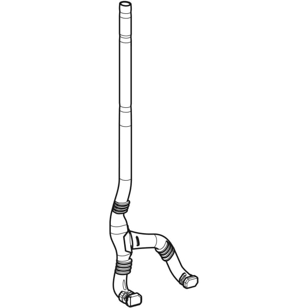 Geberit Vertriebs - Leerrohr AquaClean Duofix / GIS Sigma 12 und Kappa 15