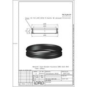 Lorowerk - LORO-X-Dichtelement 00911. DN 150 für LORO-X-Rohr