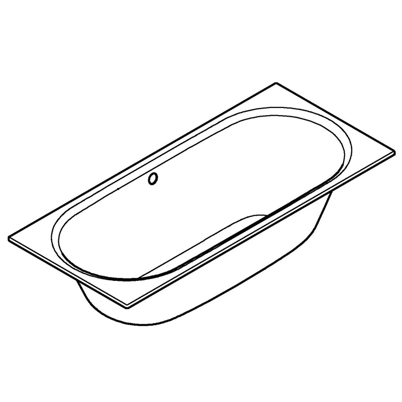 Grohe - Einbau-Badewanne ESSENCE 39620 EasyClean alpinweiß