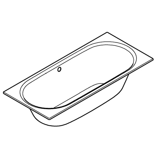 Grohe - Einbau-Badewanne ESSENCE 39620 EasyClean alpinweiß