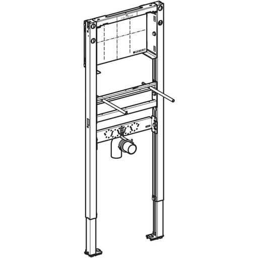 Geberit Vertriebs - Duofix Element f. WT, 112-130cm schmale Ausführung, Wandarmatur UP