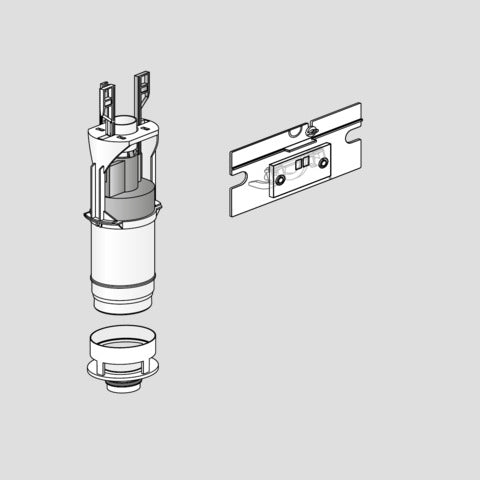 Sanitärtechnik Eisenberg - Sanit�rtechnik Eisenberg WC-Umrüstset FRIABLOC auf Betätigungsplatte F102 o.Pl