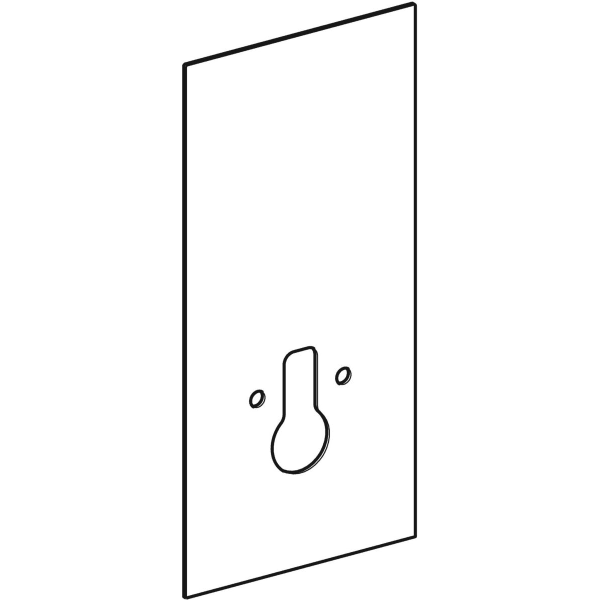 Geberit Vertriebs - Frontverkleidung zu Monolith Sanitär- modul für Wand-WC 101cm sand-grau/Glas