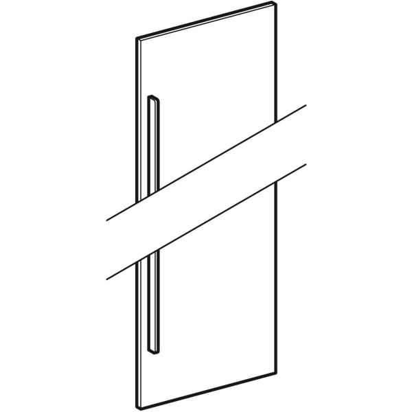 Geberit Vertriebs - Tür in weiß zu ICON Hochschrank 840000