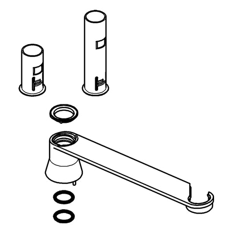 Grohe - Halter Spülbrause 46734 supersteel