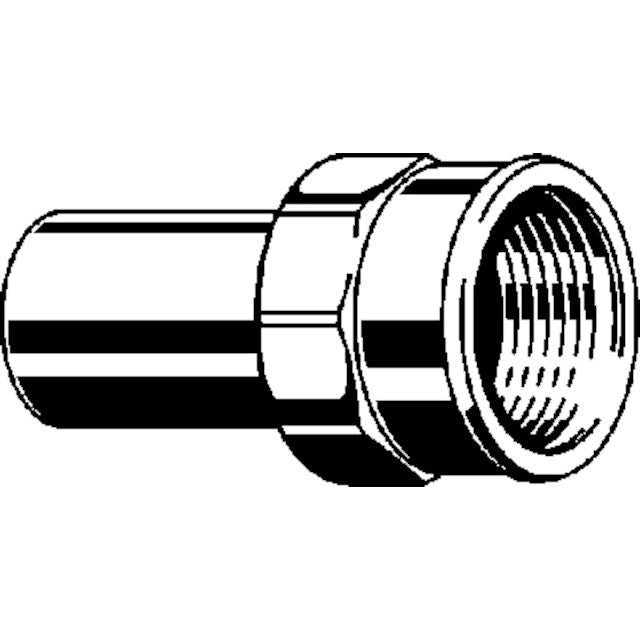 Viega - Einsteckstück SANPRESS 2212.1 28mm x 3/4 IG Siliziumbronze