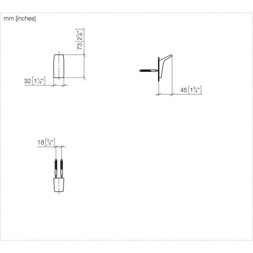 Dornbracht - Haken SERIENSPEZIFISCH 83250976 Chrom
