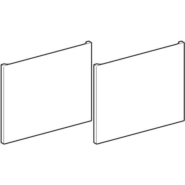 Geberit Vertriebs - Schubladenfront Set, Eiche für RENOVA Plan WTU, zu WT B:130cm