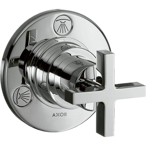 Hansgrohe - 4-Wege Umstellung AXOR CITTERIO 39925000 Fertigset chrom m.Kreuzgriff