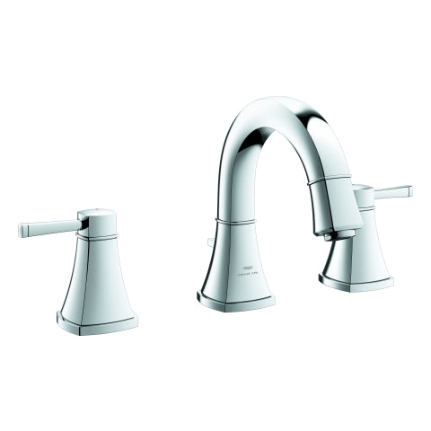 Grohe - 3-Loch-WT-Batterie Grandera 20624 flacher Auslauf chrom