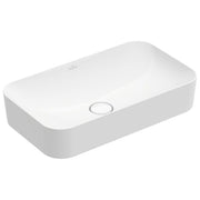 VILLEROY & BOCH - AWT FINION 4143 600x350mm o Hahnlochbank o Überlauf eck WeißAlpin C