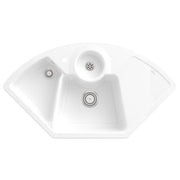 VILLEROY & BOCH - Eck-Spültisch SOLO ECK, 670801 107,5x60cm m.Handbet.,Cplus,weiß