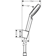 Hansgrohe - Brausenset CROMETTA 1jet EcoSmart 9 l/min/Porter ws./chr.Brauseschl.1600mm
