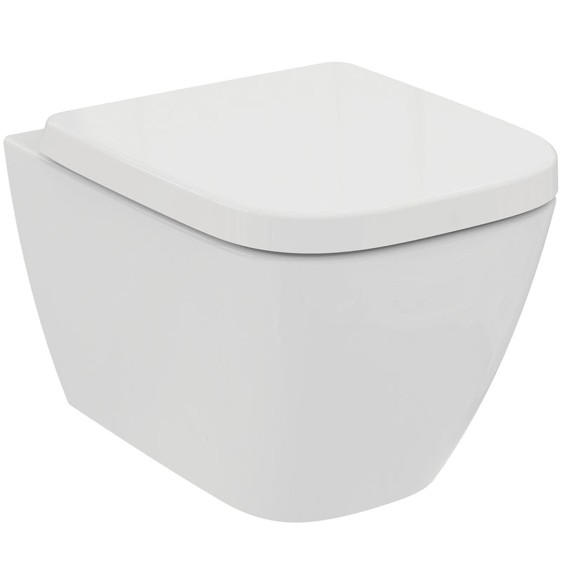 Ideal Standard - WC-Paket i.life S WC Randlos m.WC-Sitz Softclosing 360x485x375mm Weiß
