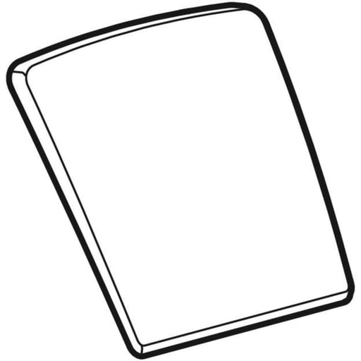Geberit Vertriebs - Urinaldeckel PAREO 573410 weiß Scharniere verchromt