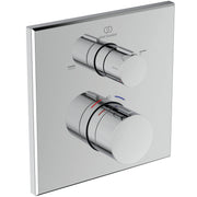 Ideal Standard - IS Badethermostat UP Ceratherm C100 Rosette 163x163mm Chrom