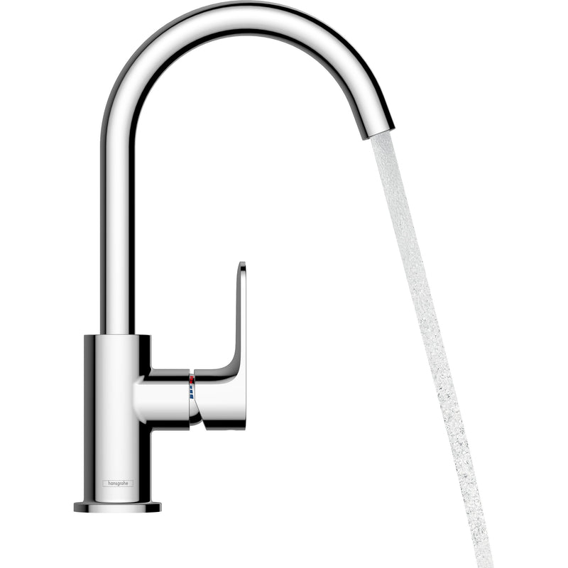 Hansgrohe - Einhebel-Waschtischmischer Rebris S 210 Schwenkauslauf m.Zugstange MSW
