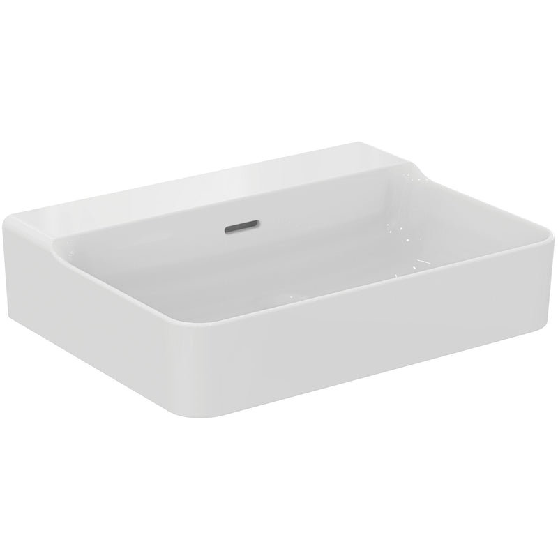 Ideal Standard - Waschtisch CONCA, o.Hl., m.Ül., 600x450x165mm, geschliffen, Weiß