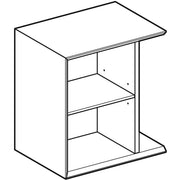 Geberit Vertriebs - iCon Seitenelement mit Staubox wandh. 37x40x27,3cm, Nussbaum hickory