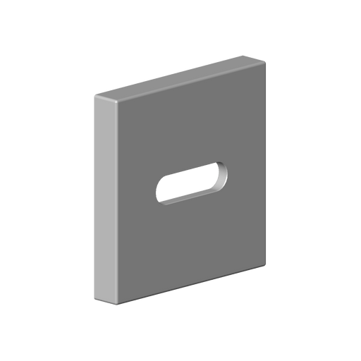 Dornbracht - Rosette Ersatzteile 092778034 60 x 60 x 9 mm platin