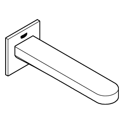 Grohe - Wanneneinlauf PLUS 13404_3 Ausladung 168mm supersteel