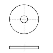 Walraven - Bis Strut U-Scheibe flach ev 10,5/40mm