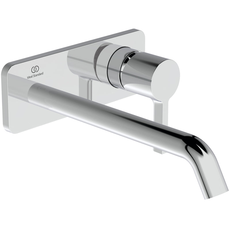 Ideal Standard - Wand-Waschtischarmatur JOY, BS2, eckige Rosette, Ausld.225mm, Chrom