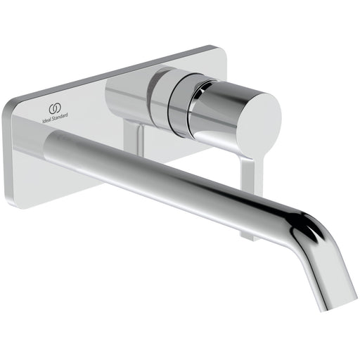 Ideal Standard - Wand-Waschtischarmatur JOY, BS2, eckige Rosette, Ausld.225mm, Chrom