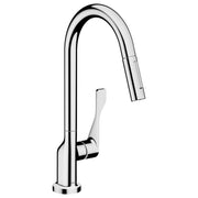 Hansgrohe - Spültischmischer Axor Citterio chrom Eco mit Ausziehbrause