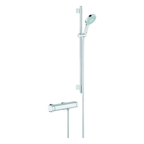 Grohe - Brause Thermostat GROHTHERM 2000 34482 m. Brausegarnitur Power&Soul chrom