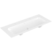 VILLEROY & BOCH - Schrankwaschtisch Finion 1200x500mm re-eckig 2HL. o. ÜL. Stone White cplus