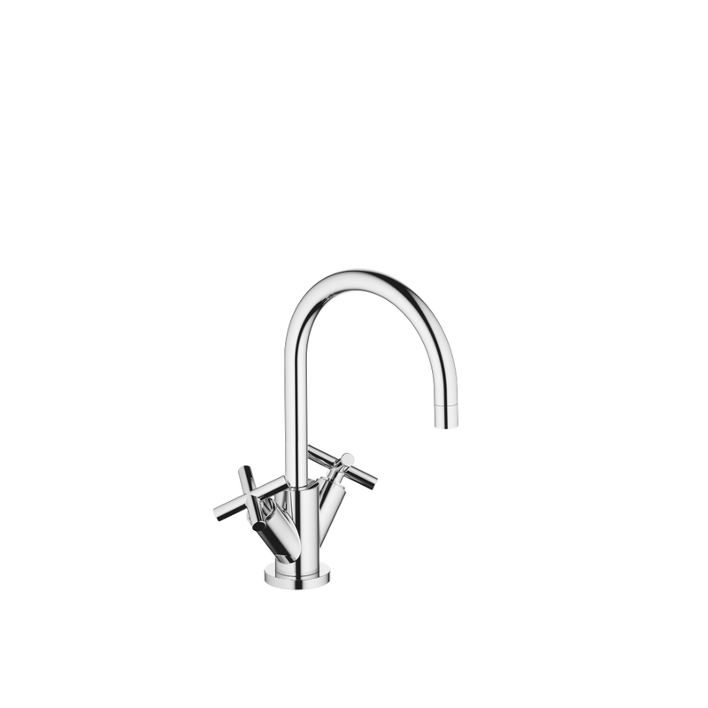 Dornbracht - Waschtisch 1-Locharmatur TARA 22513892 Kreuzgriff chrom